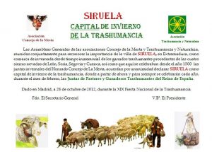 FIESTA DE LA TRANSTEMINANCIA LA SIRUELA 2